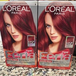 L’Oréal red hair color